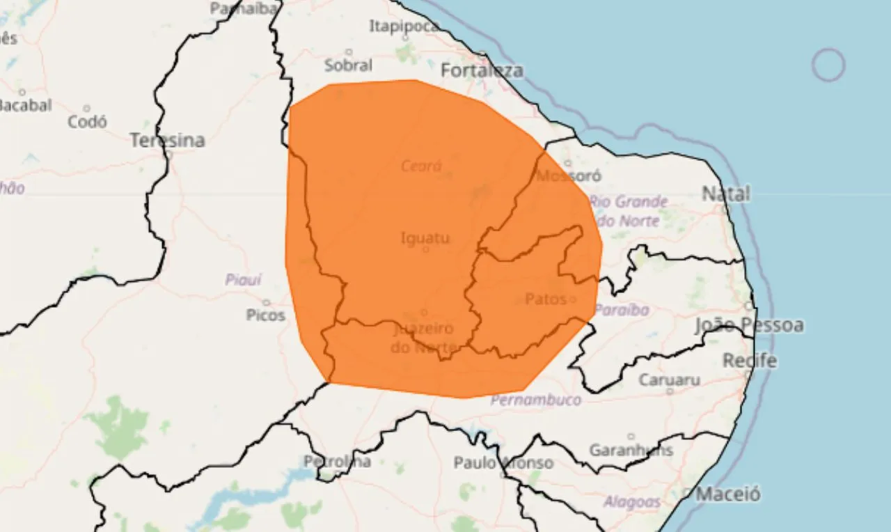 Alerta Laranja Para Baixa Umidade Em Partes Da Regi O Nordeste Clima